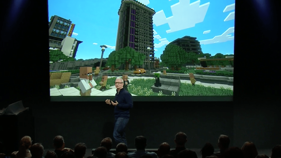 Apple TV-Minecraft