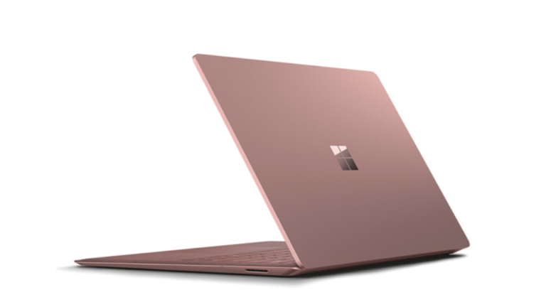 microsoft surface laptop 3 pink