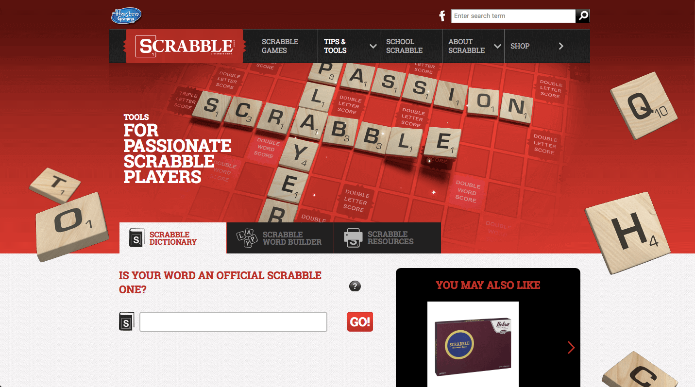 Scrabble word finder