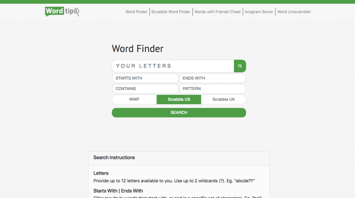 Scrabble Word Finder Best Scrabble Cheat and Word Finder Sites ooVoo