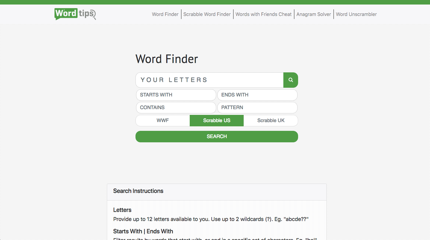 Scrabble Word Finder Screenshot 4